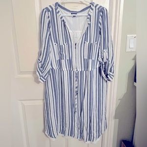 TORRID Shirt Dress with Tie Waist